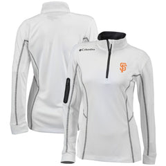 San Francisco Giants Columbia Women's Omni-Wick Shotgun Quarter-Zip Pullover Top - MLB