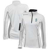 Seattle Mariners Columbia Women's Omni-Wick Shotgun Quarter-Zip Pullover Top - MLB