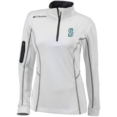 Seattle Mariners Columbia Women's Omni-Wick Shotgun Quarter-Zip Pullover Top - MLB