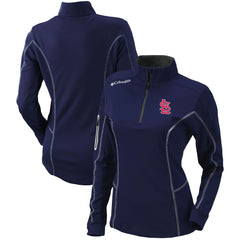 St. Louis Cardinals Columbia Women's Omni-Wick Shotgun Quarter-Zip Pullover Top - MLB