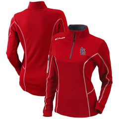 St. Louis Cardinals Columbia Women's Omni-Wick Shotgun Quarter-Zip Pullover Top - MLB