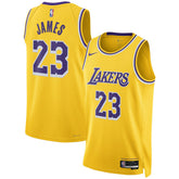 LeBron James Los Angeles Lakers Unisex Swingman Jersey Icon Edition Gold - NBA