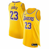 LeBron James Los Angeles Lakers Authentic Jersey Icon Edition Gold - NBA