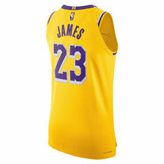 LeBron James Los Angeles Lakers Authentic Jersey Icon Edition Gold - NBA