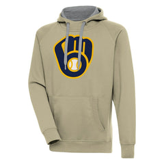 Milwaukee Brewers Antigua Victory Pullover Hoodie - MLB
