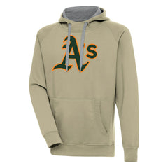 Athletics Antigua Victory Pullover Hoodie - MLB