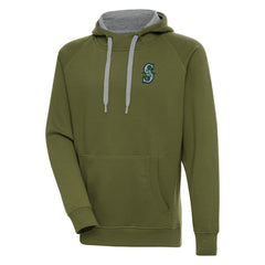 Seattle Mariners Antigua Victory Pullover Hoodie - MLB