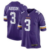 Jordan Addison Minnesota Vikings Game Jersey Purple | Nike for Sale