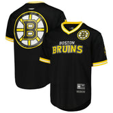 Boston Bruins Pro Standard Classic Mesh V-Neck T-Shirt - Black - NHL