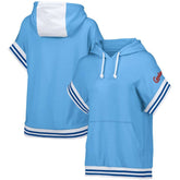 St. Louis Cardinals Lusso Women's Mabel Tri-Blend Short Sleeve Pullover Hoodie - MLB