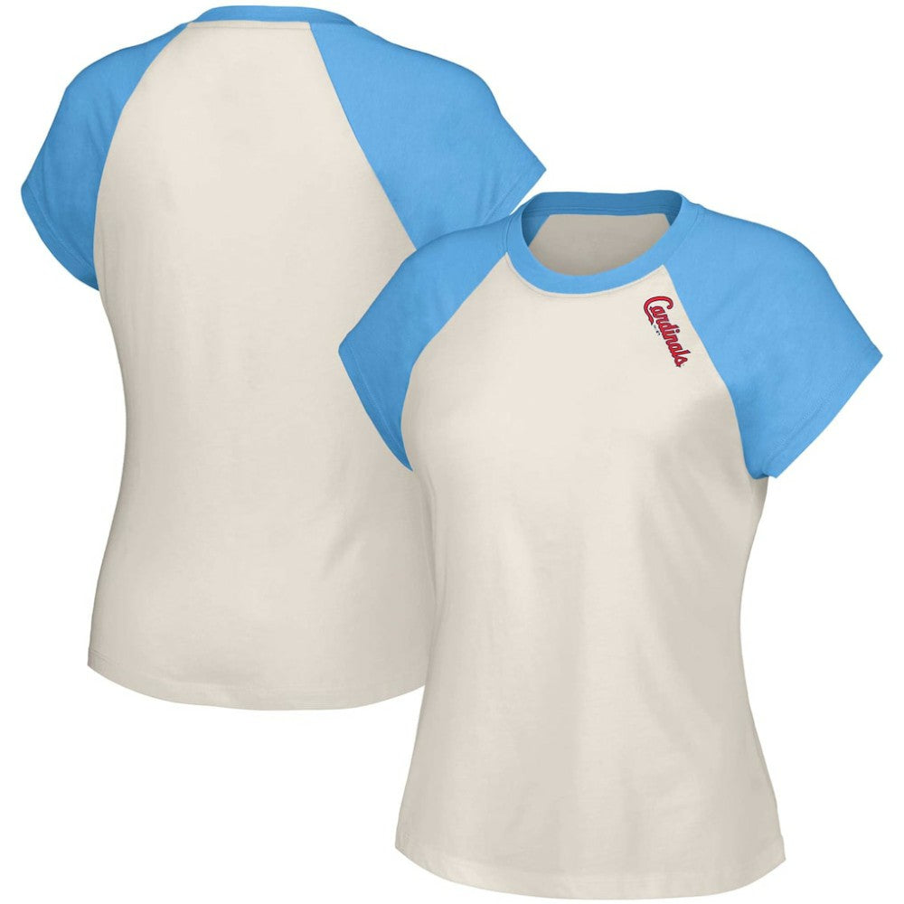 St. Louis Cardinals Lusso Women's Nikki Raglan T-Shirt - MLB