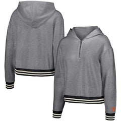 San Francisco Giants Lusso Women's Magnolia Tri-Blend Quarter-Zip Hoodie - MLB