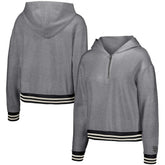 San Diego Padres Lusso Women's Magnolia Tri-Blend Quarter-Zip Hoodie - MLB