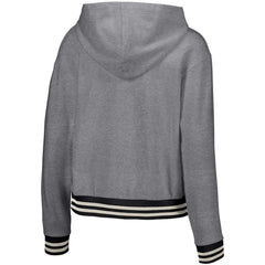 San Diego Padres Lusso Women's Magnolia Tri-Blend Quarter-Zip Hoodie - MLB