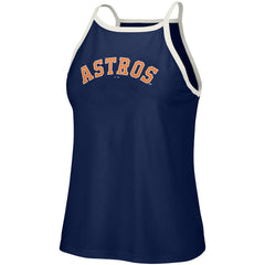Houston Astros Lusso Women's Nadine Halter Tank Top - MLB