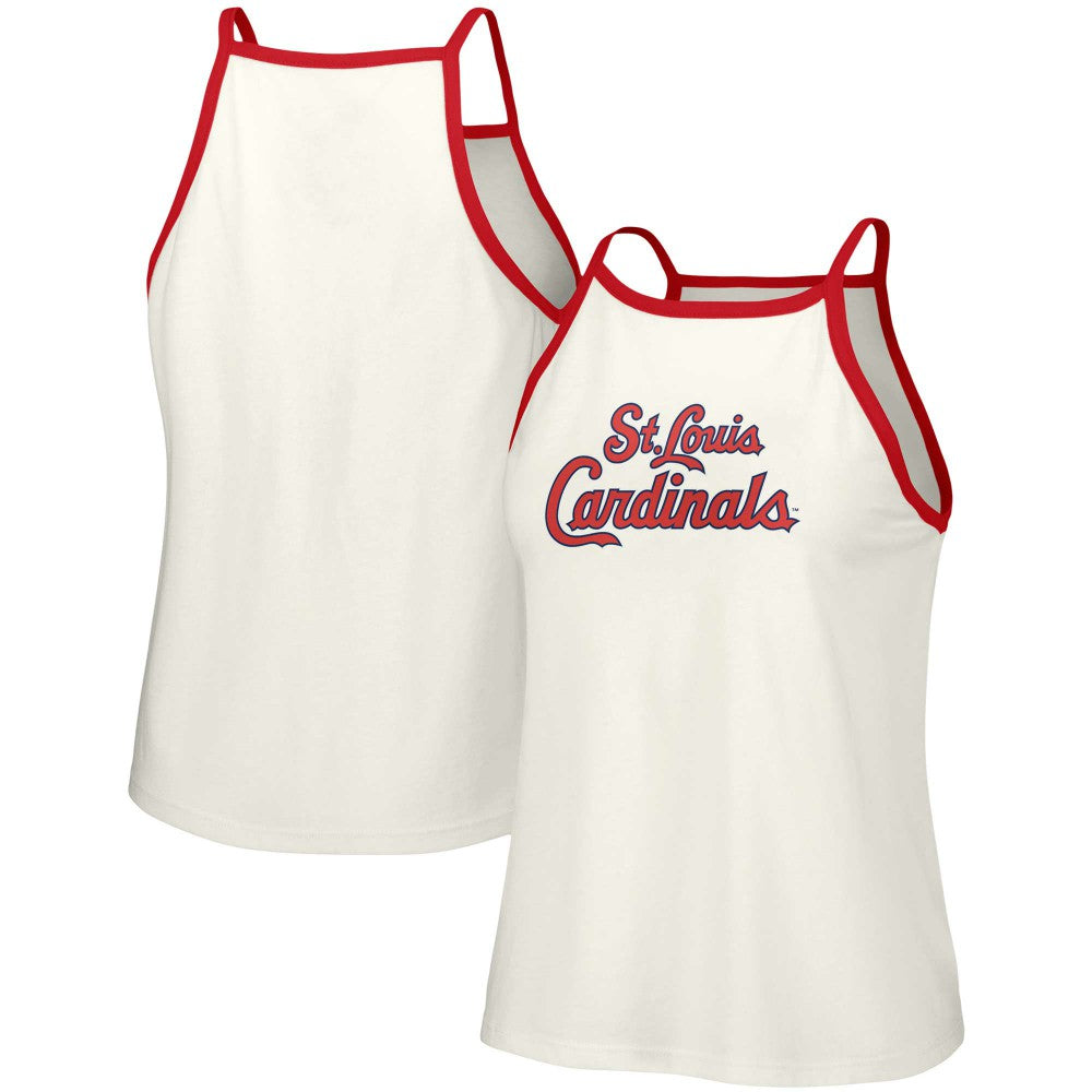 St. Louis Cardinals Lusso Women's Nadine Halter Tank Top - MLB