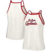 St. Louis Cardinals Lusso Women's Nadine Halter Tank Top - MLB