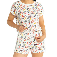 Atlanta Braves Lusso Women's Marge Shorts - MLB