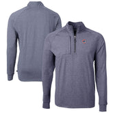 Chicago Cubs Cutter & Buck Adapt Eco Knit Stretch Recycled Quarter-Zip Pullover Top - MLB