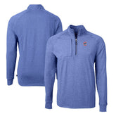 Chicago Cubs Cutter & Buck Adapt Eco Knit Stretch Recycled Quarter-Zip Pullover Top - MLB