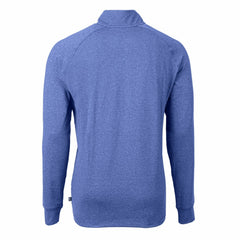 New York Mets Cutter & Buck Adapt Eco Knit Stretch Recycled Quarter-Zip Pullover Top - MLB