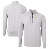 Pittsburgh Pirates Cutter & Buck Adapt Eco Knit Stretch Recycled Quarter-Zip Pullover Top - MLB