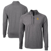 San Diego Padres Cutter & Buck Adapt Eco Knit Stretch Recycled Quarter-Zip Pullover Top - MLB
