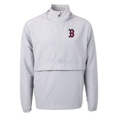 Boston Red Sox Cutter & Buck Charter Eco Recycled Half-Zip Anorak Jacket - MLB