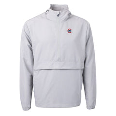 Chicago Cubs Cutter & Buck Charter Eco Recycled Half-Zip Anorak Jacket - MLB