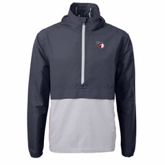 Cleveland Guardians Cutter & Buck Charter Eco Recycled Half-Zip Anorak Jacket - MLB