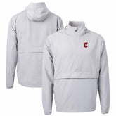 Cleveland Guardians Cutter & Buck Charter Eco Recycled Half-Zip Anorak Jacket - MLB
