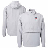 Minnesota Twins Cutter & Buck Charter Eco Recycled Half-Zip Anorak Jacket - MLB