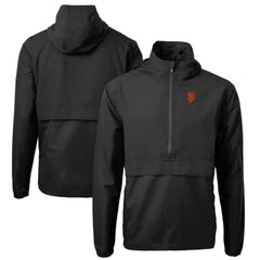 San Francisco Giants Cutter & Buck Charter Eco Recycled Half-Zip Anorak Jacket - MLB