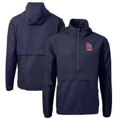 St. Louis Cardinals Cutter & Buck Charter Eco Recycled Half-Zip Anorak Jacket - MLB