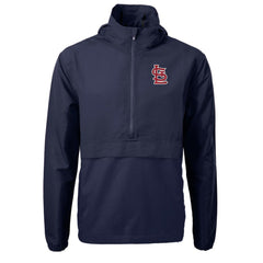 St. Louis Cardinals Cutter & Buck Charter Eco Recycled Half-Zip Anorak Jacket - MLB