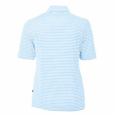 Kansas City Royals Cutter & Buck Women's Virtue Eco Pique Stripe Top - MLB