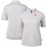 San Francisco Giants Cutter & Buck Women's Virtue Eco Pique Stripe Top - MLB