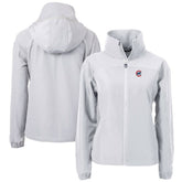 Chicago Cubs Cutter & Buck Women's Charter Eco Recycled Full-Zip Jacket - MLB