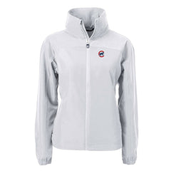 Chicago Cubs Cutter & Buck Women's Charter Eco Recycled Full-Zip Jacket - MLB