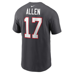 Josh Allen Buffalo Bills Player Name & Number T-Shirt Anthracite | Nike for Sale