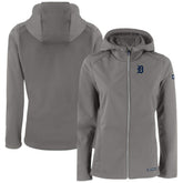 Detroit Tigers Cutter & Buck Women's Evoke Eco Softshell Recycled Full-Zip Jacket - MLB