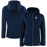 Detroit Tigers Cutter & Buck Women's Evoke Eco Softshell Recycled Full-Zip Jacket - MLB