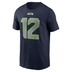 12s Seattle Seahawks Name & Number T-Shirt College Navy | Nike for Sale
