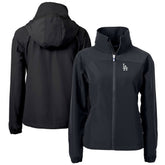 Los Angeles Dodgers Cutter & Buck Women's Charter Eco Recycled Full-Zip Jacket - MLB