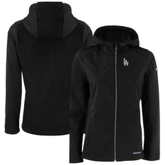 Los Angeles Dodgers Cutter & Buck Women's Evoke Eco Softshell Recycled Full-Zip Jacket - MLB
