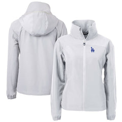 Los Angeles Dodgers Cutter & Buck Women's Charter Eco Recycled Full-Zip Jacket - MLB