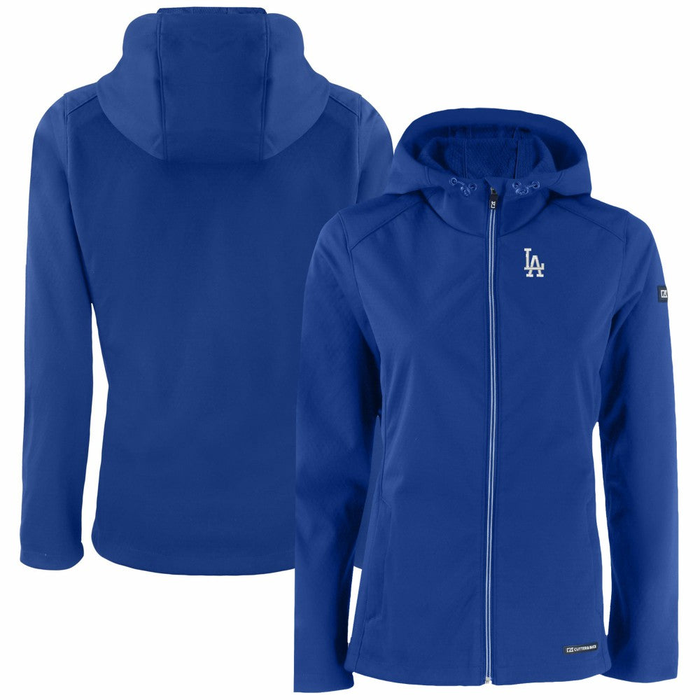 Los Angeles Dodgers Cutter & Buck Women's Evoke Eco Softshell Recycled Full-Zip Jacket - MLB