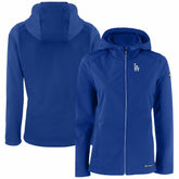 Los Angeles Dodgers Cutter & Buck Women's Evoke Eco Softshell Recycled Full-Zip Jacket - MLB