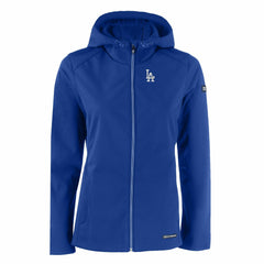 Los Angeles Dodgers Cutter & Buck Women's Evoke Eco Softshell Recycled Full-Zip Jacket - MLB
