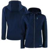 Seattle Mariners Cutter & Buck Women's Evoke Eco Softshell Recycled Full-Zip Jacket - MLB